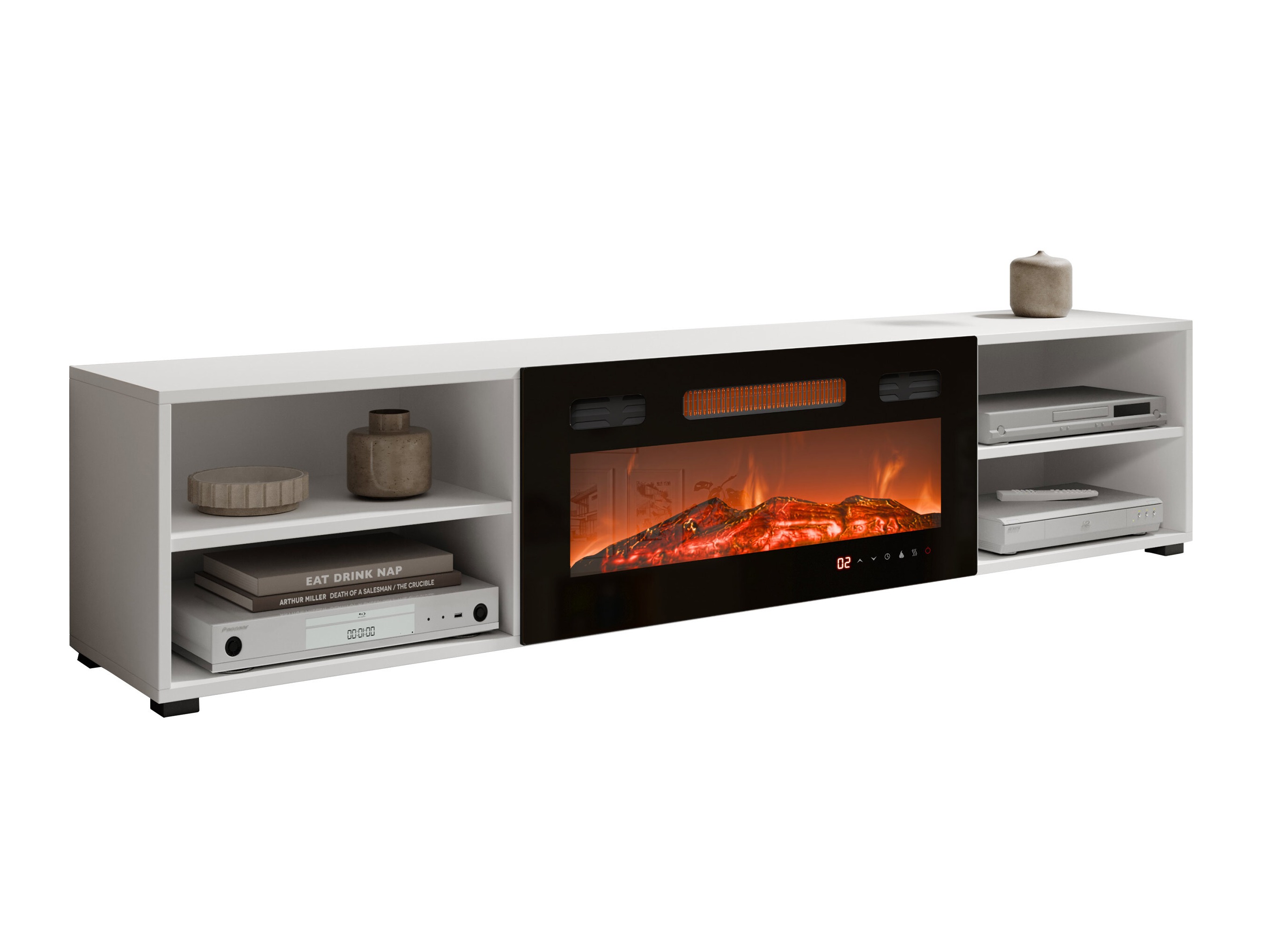 TV staliukas Charlotte 190 (Balta + Juoda)
