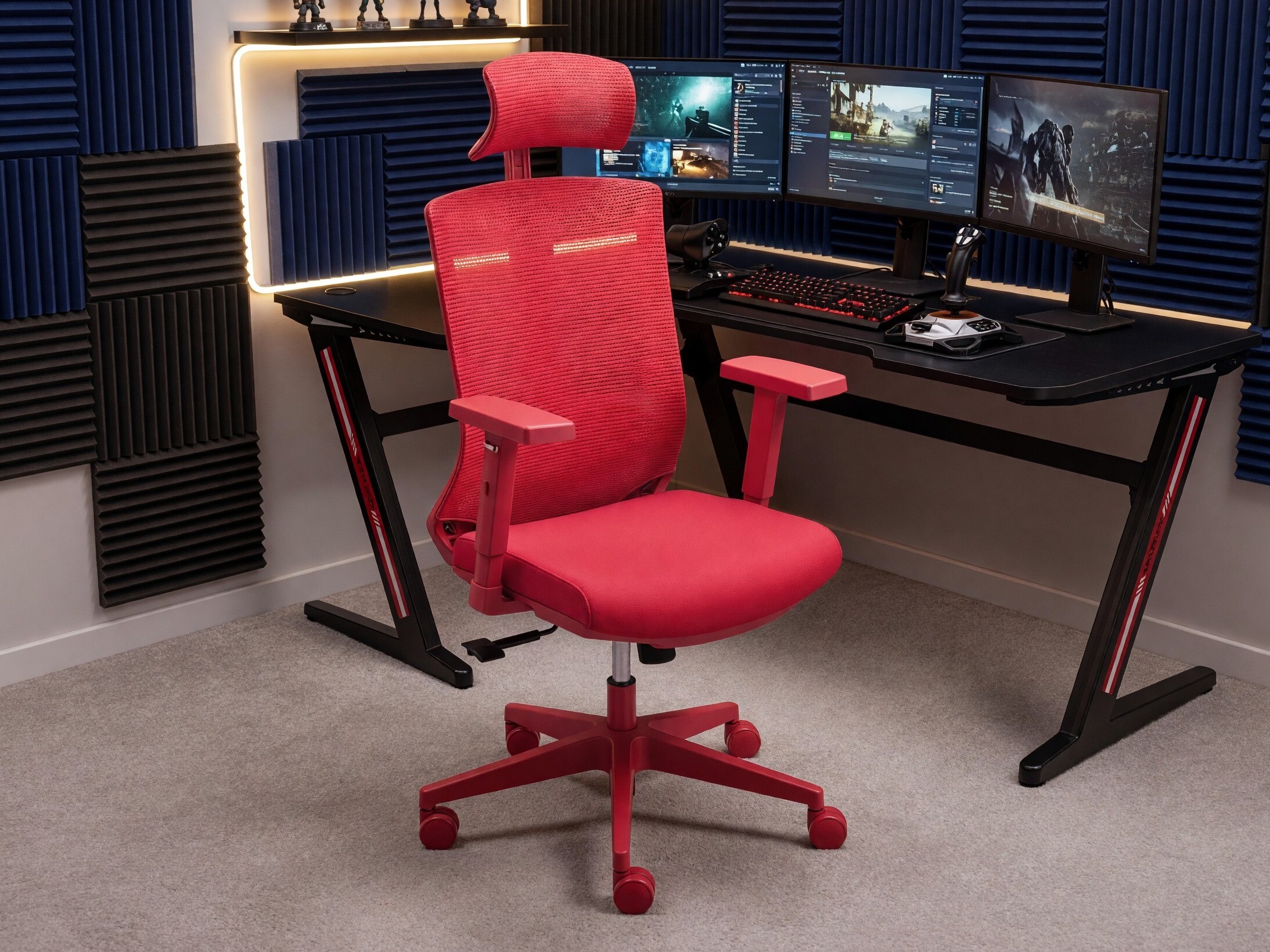 Biuro kėdė Berwyn 3483 (Raudona)