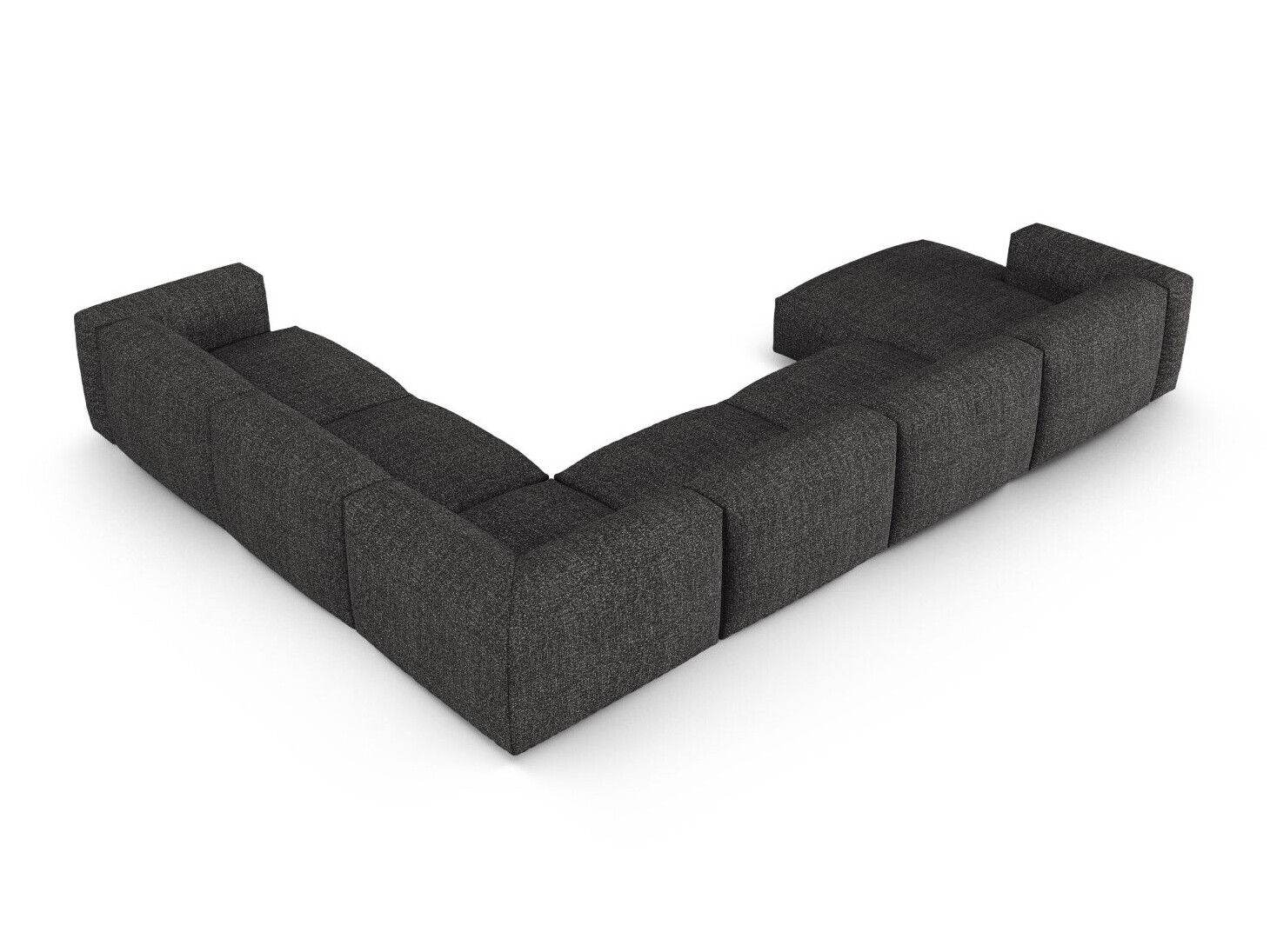 Modulinis minkštas kampas Sorcoro 133 (Monet Anthracite)
