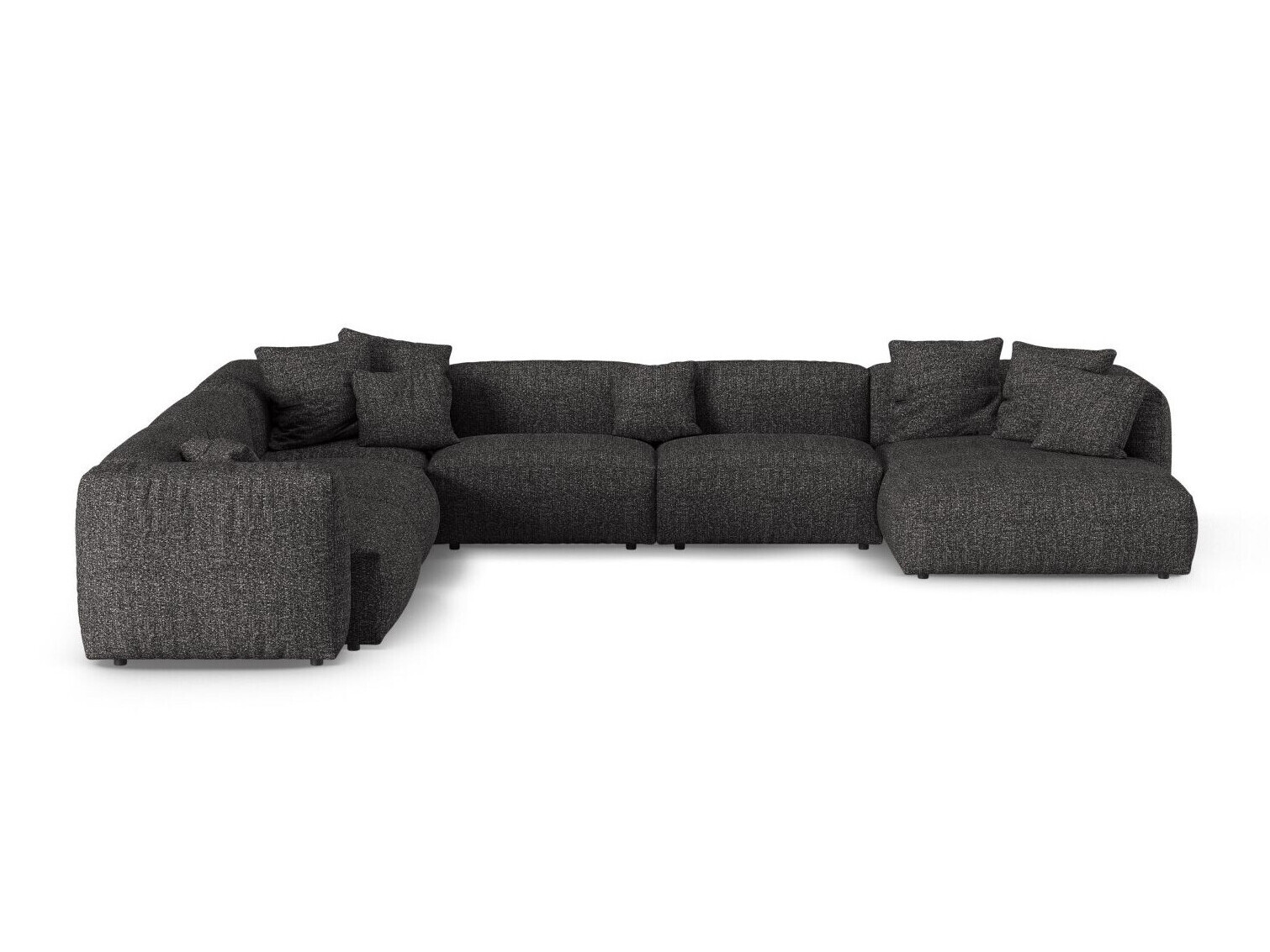 Modulinis minkštas kampas Sorcoro 133 (Monet Anthracite)
