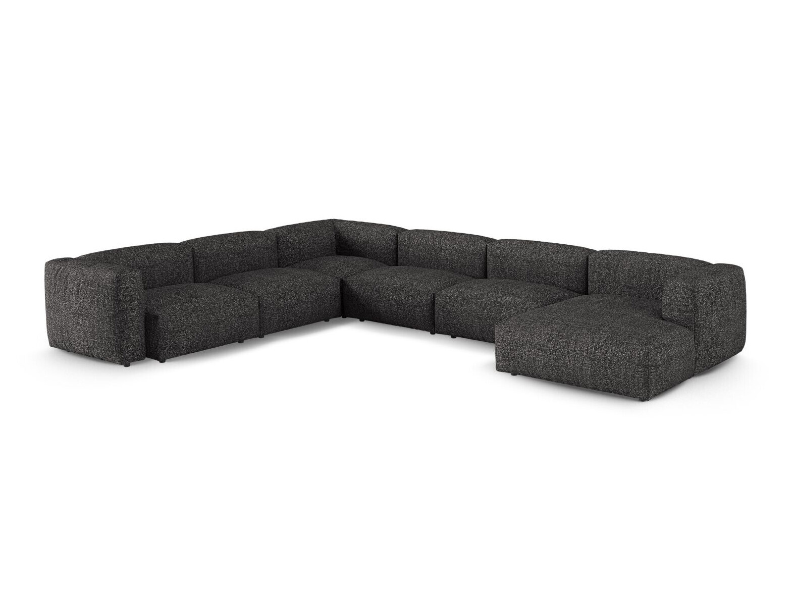 Modulinis minkštas kampas Sorcoro 133 (Monet Anthracite)
