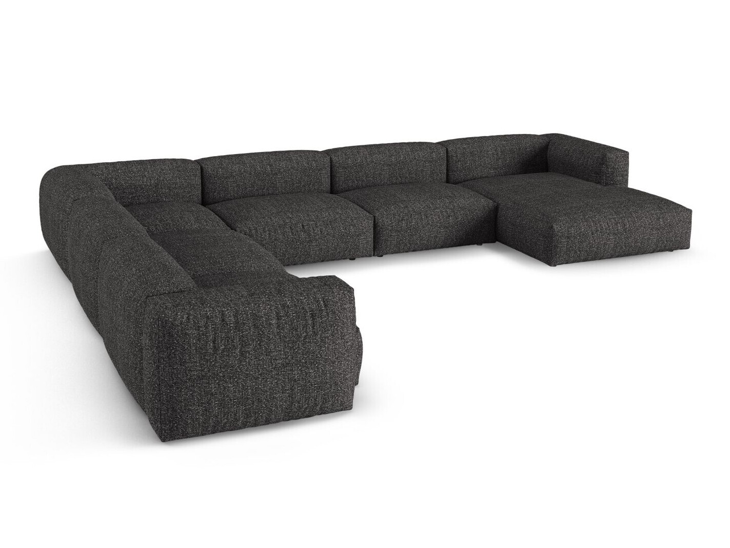 Modulinis minkštas kampas Sorcoro 133 (Monet Anthracite)