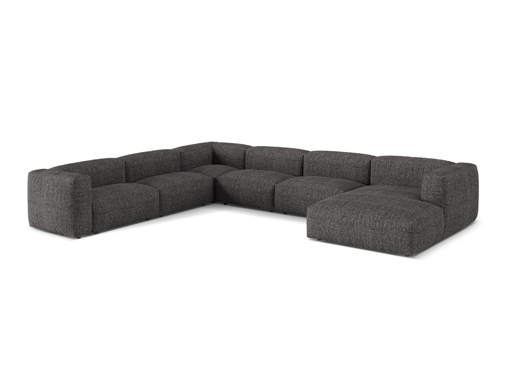 Modulinis minkštas kampas Sorcoro 132 (Monet Anthracite)