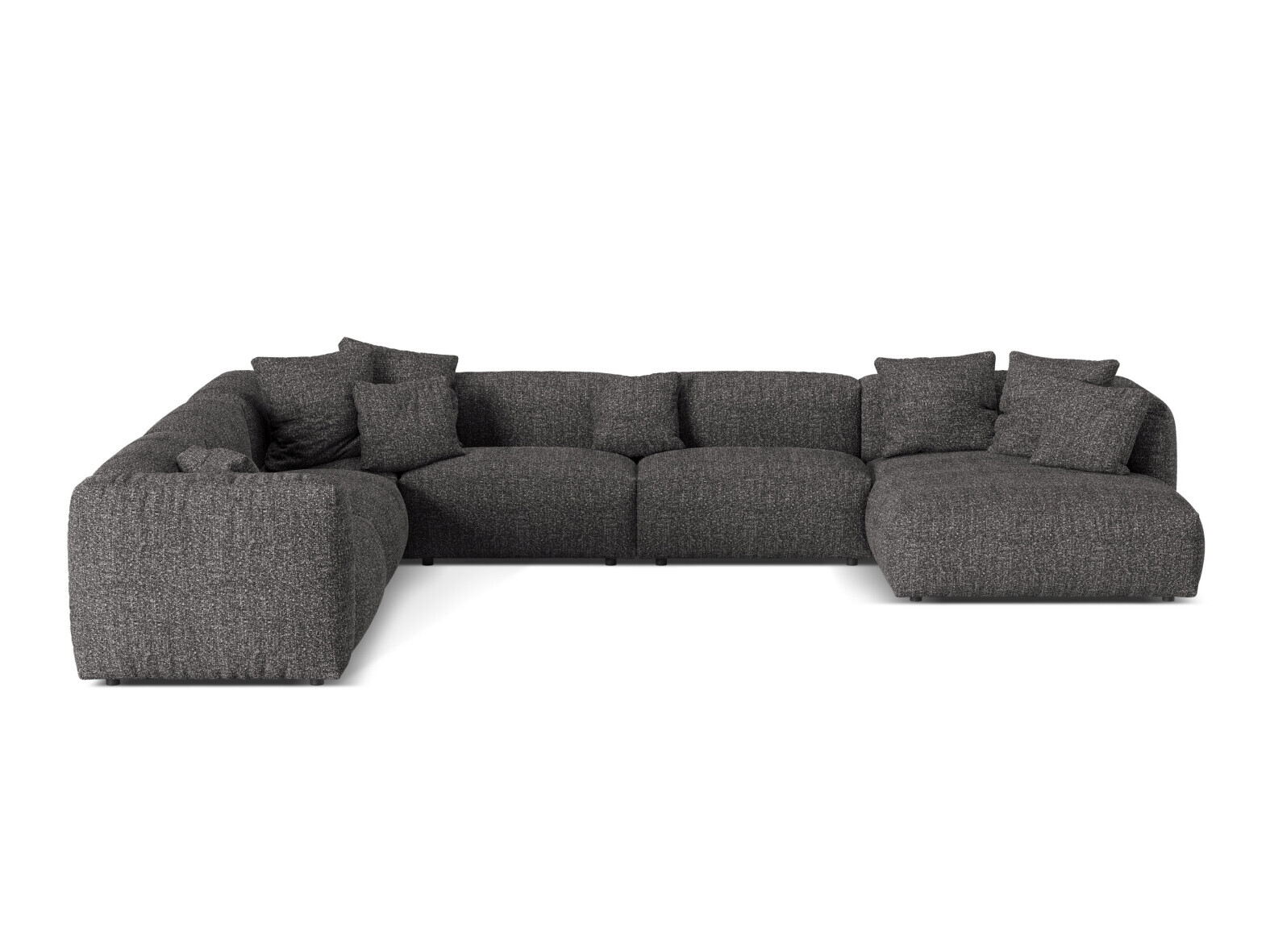 Modulinis minkštas kampas Sorcoro 132 (Monet Anthracite)