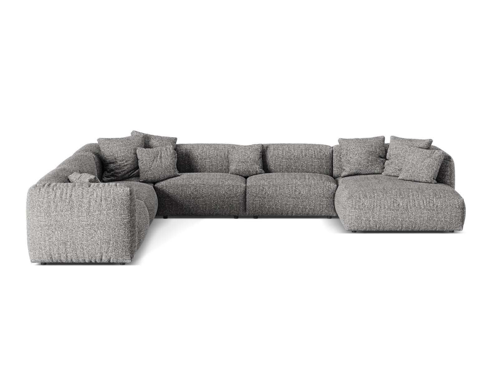 Modulinis minkštas kampas Sorcoro 132 (Monet Graphite)