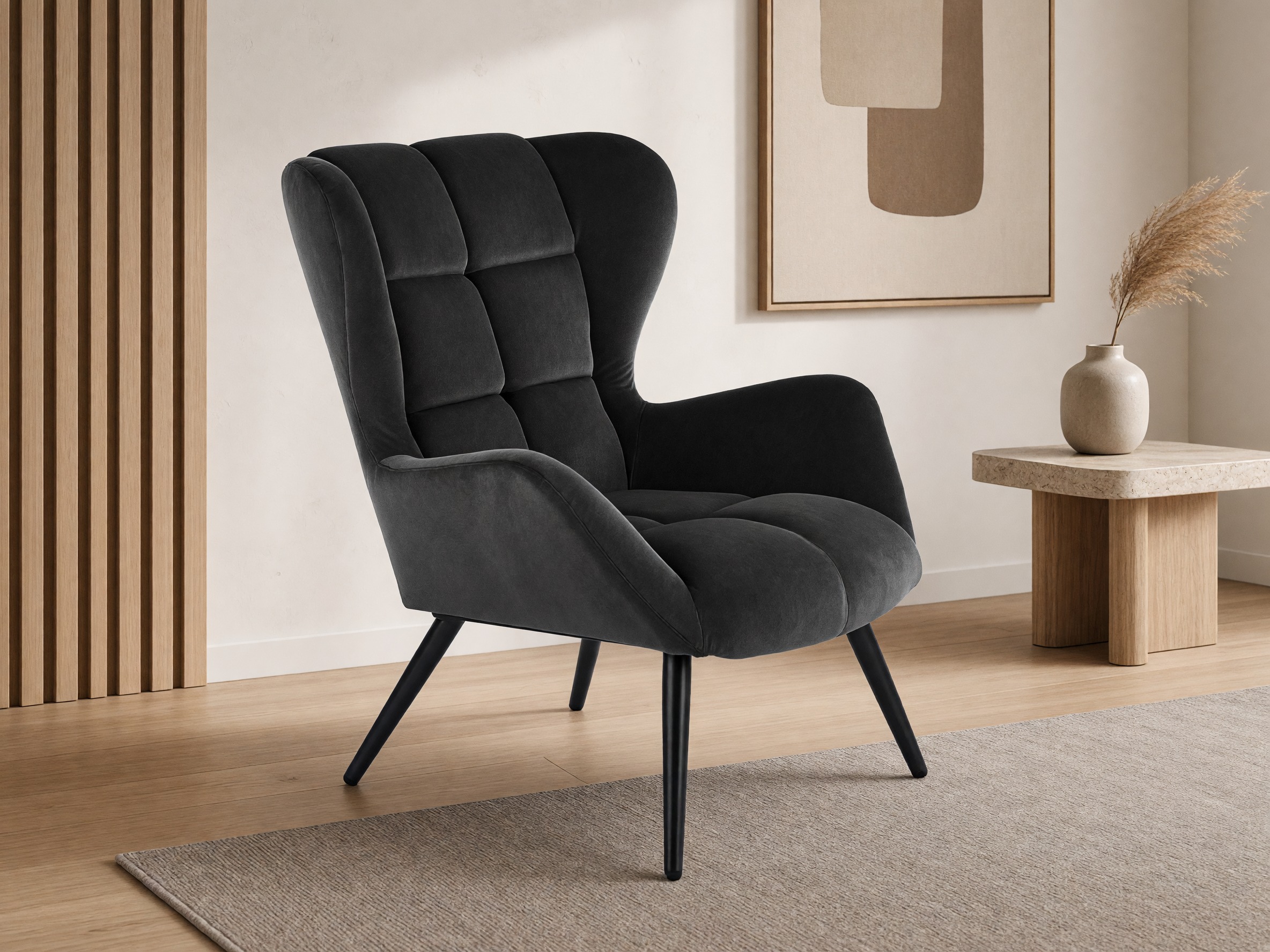 Fotelis Houston 1079 (Juoda)