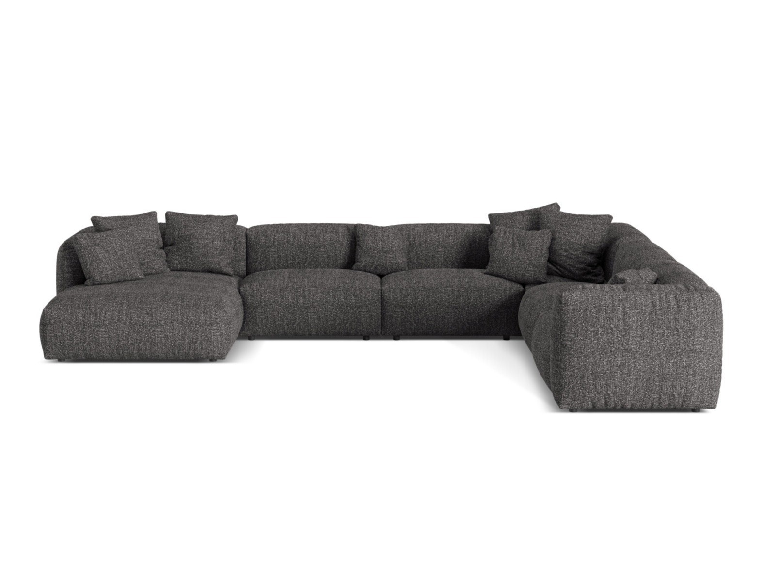 Modulinis minkštas kampas Sorcoro 132 (Monet Anthracite)