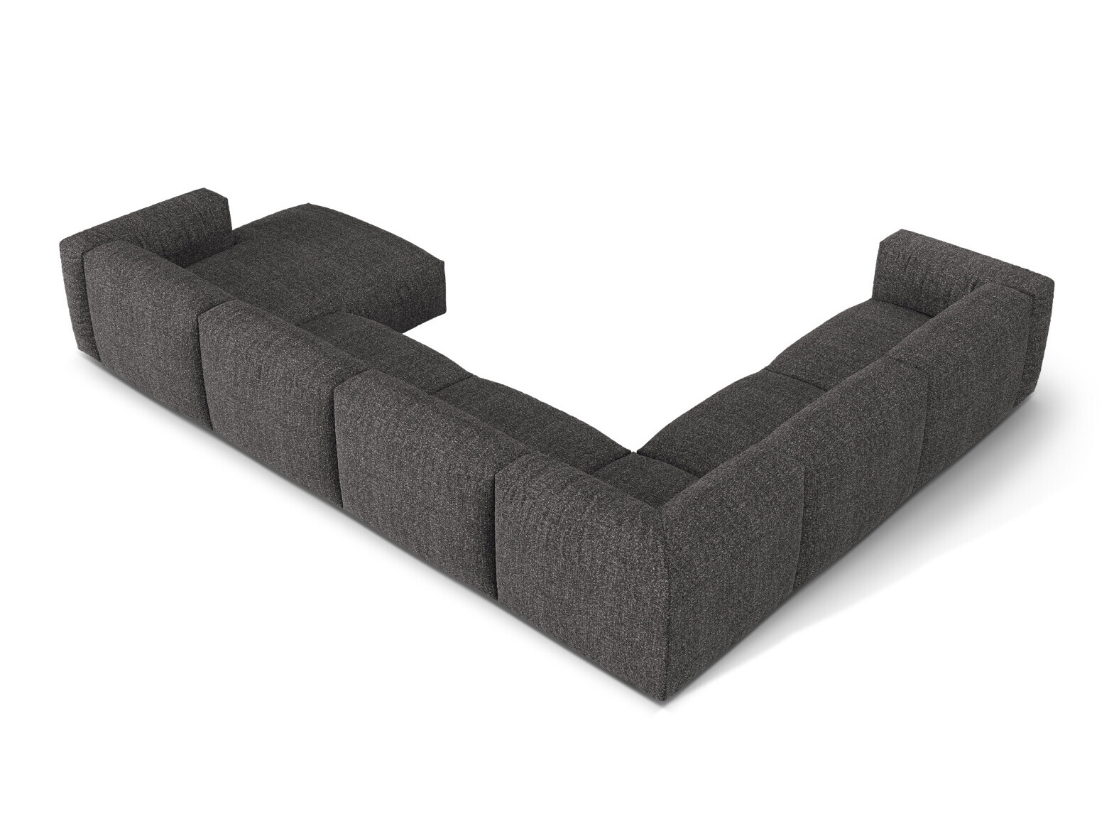 Modulinis minkštas kampas Sorcoro 132 (Monet Anthracite)