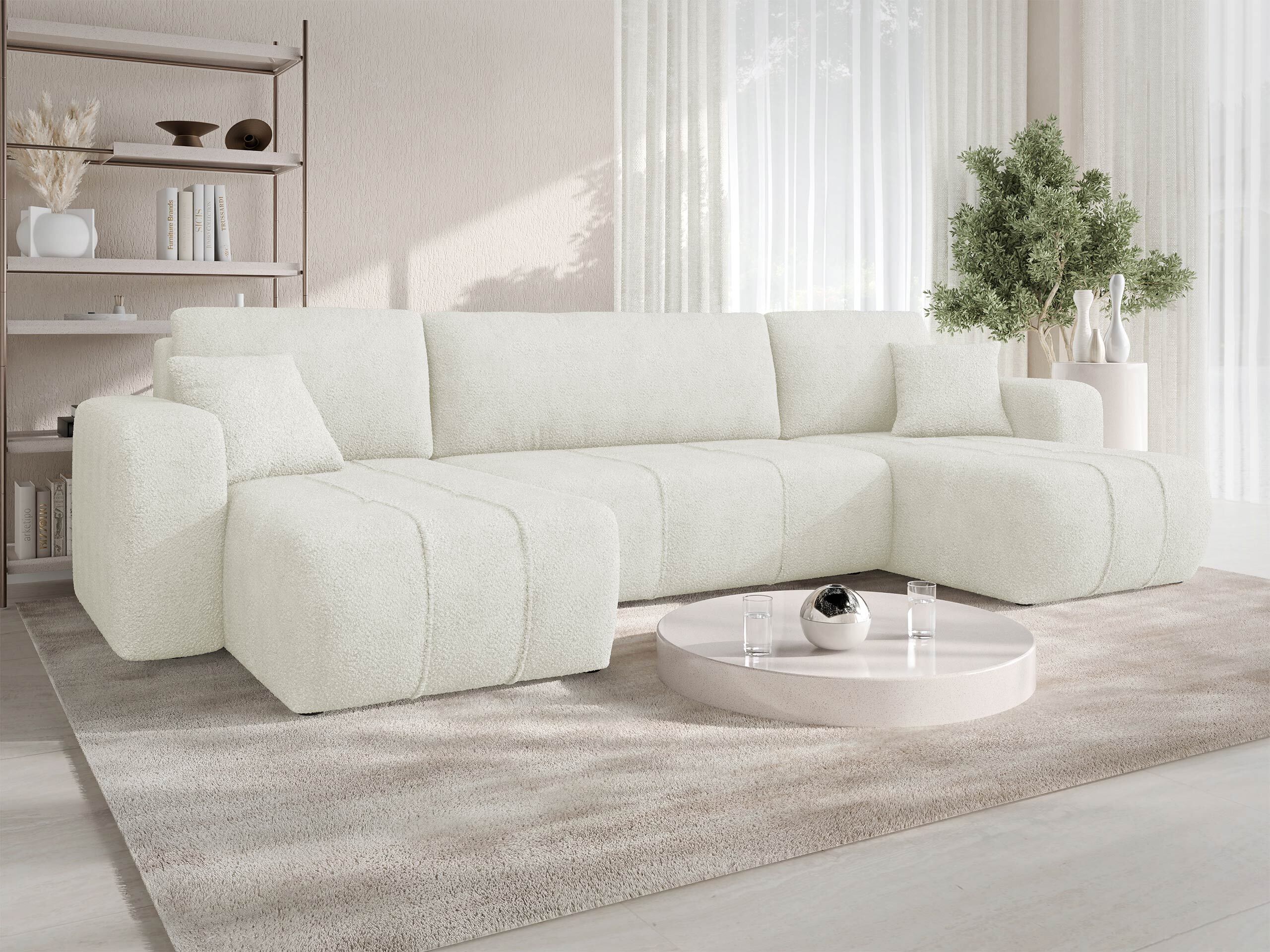 Minkštas kampas Comfivo Laurus II (Coral 15)
