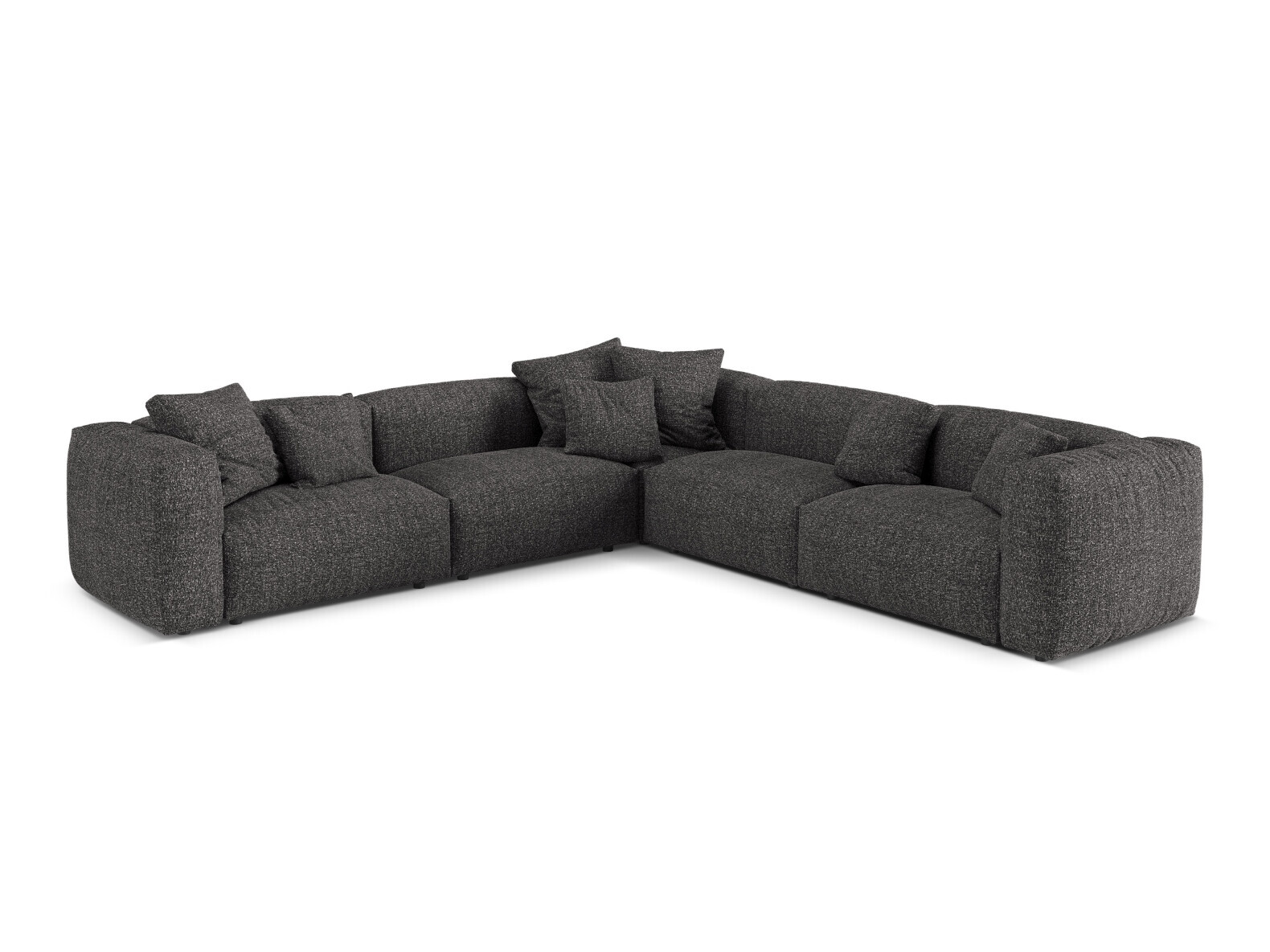 Modulinis minkštas kampas Sorcoro 130 (Monet Anthracite)