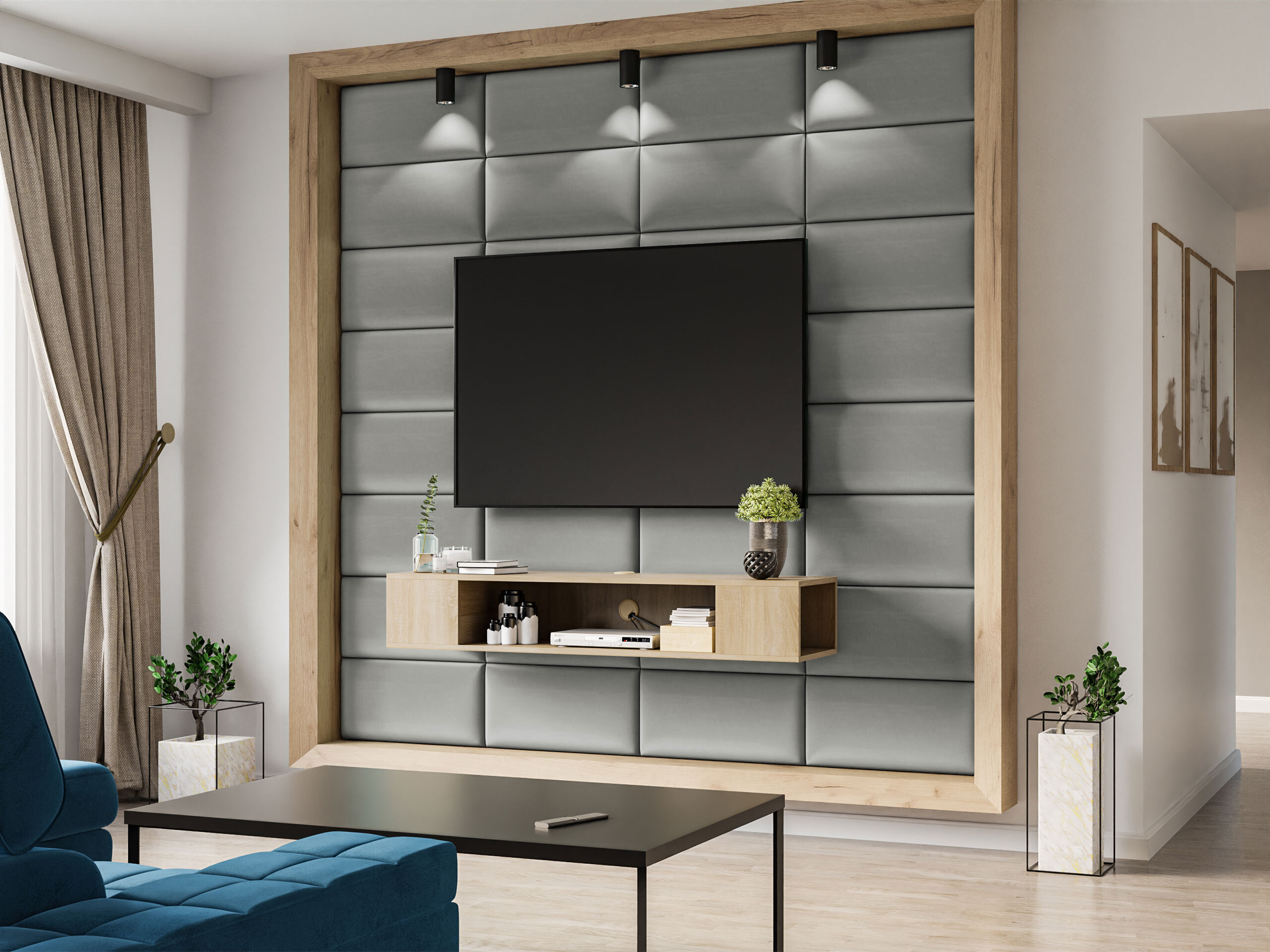 Minkšta sienos plokštė Comfivo Ovis (Polo 894) (60x30)