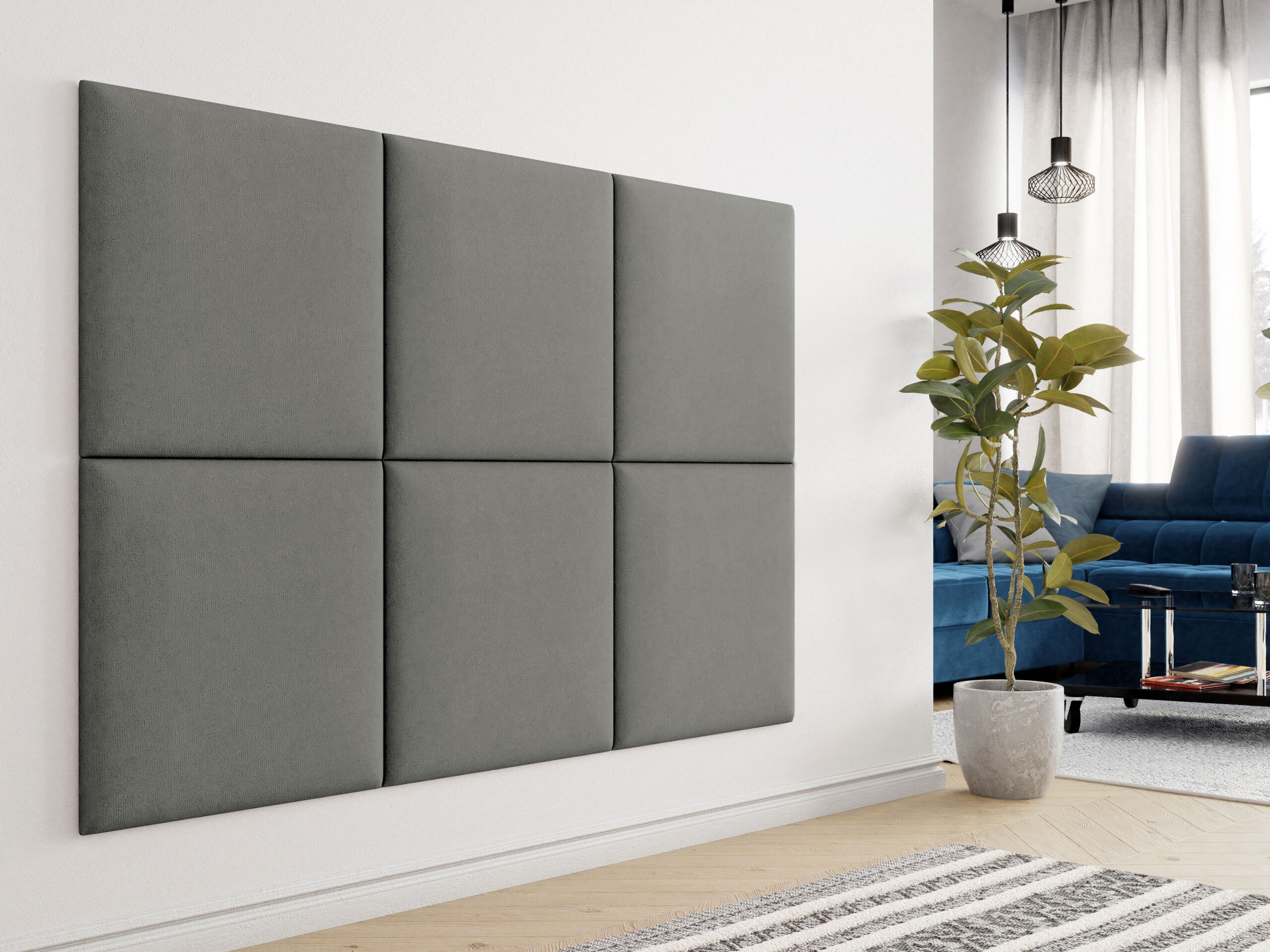 Minkšta sienos plokštė Comfivo Ovis V (Polo 894) (60x60)