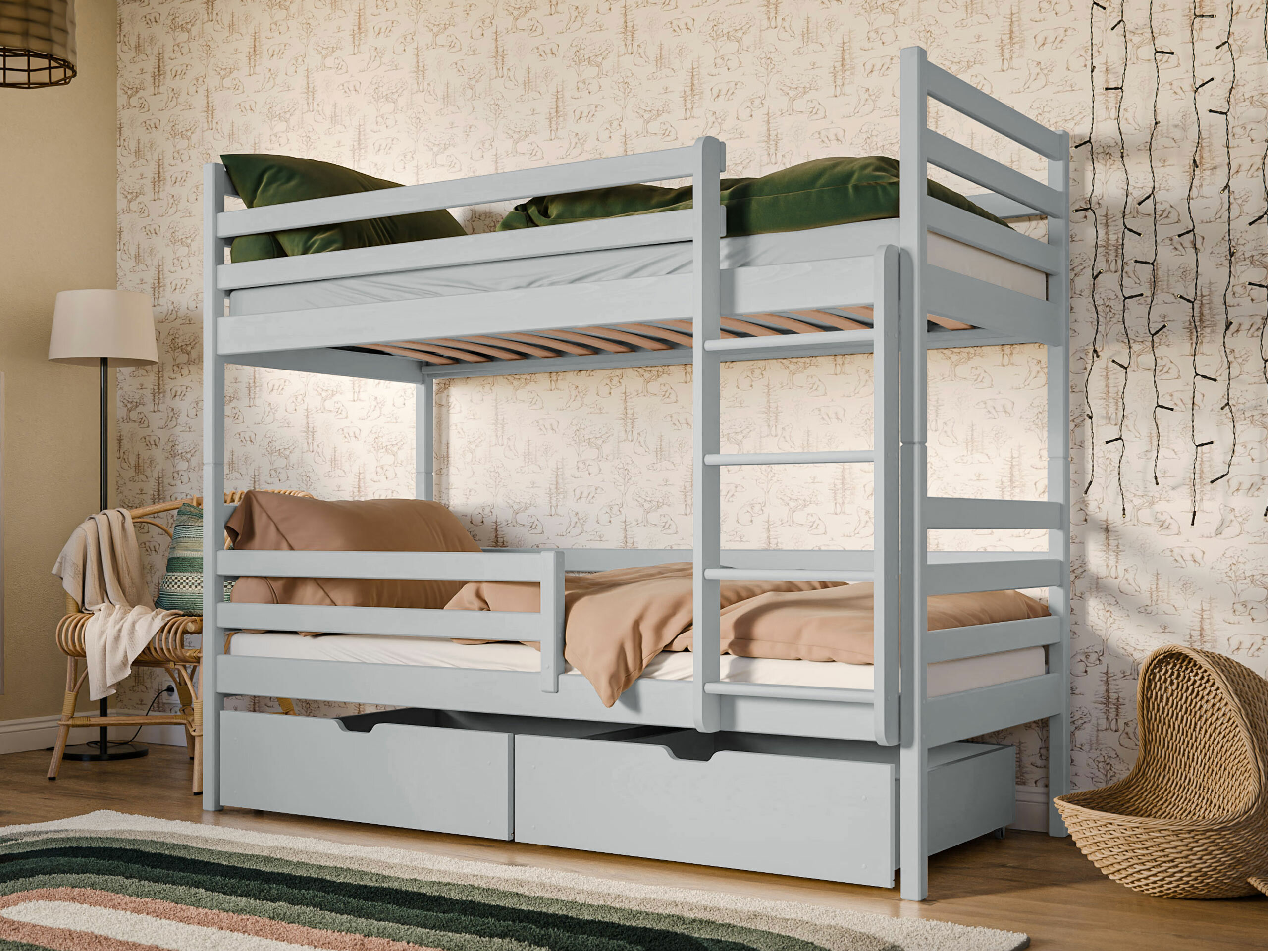 Dviaukštė lova ST9381