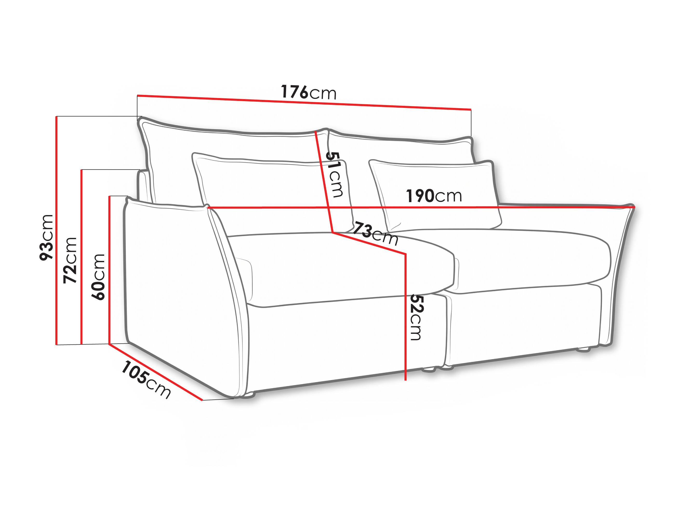 Sofa Fersali 103 (Lincoln 83)