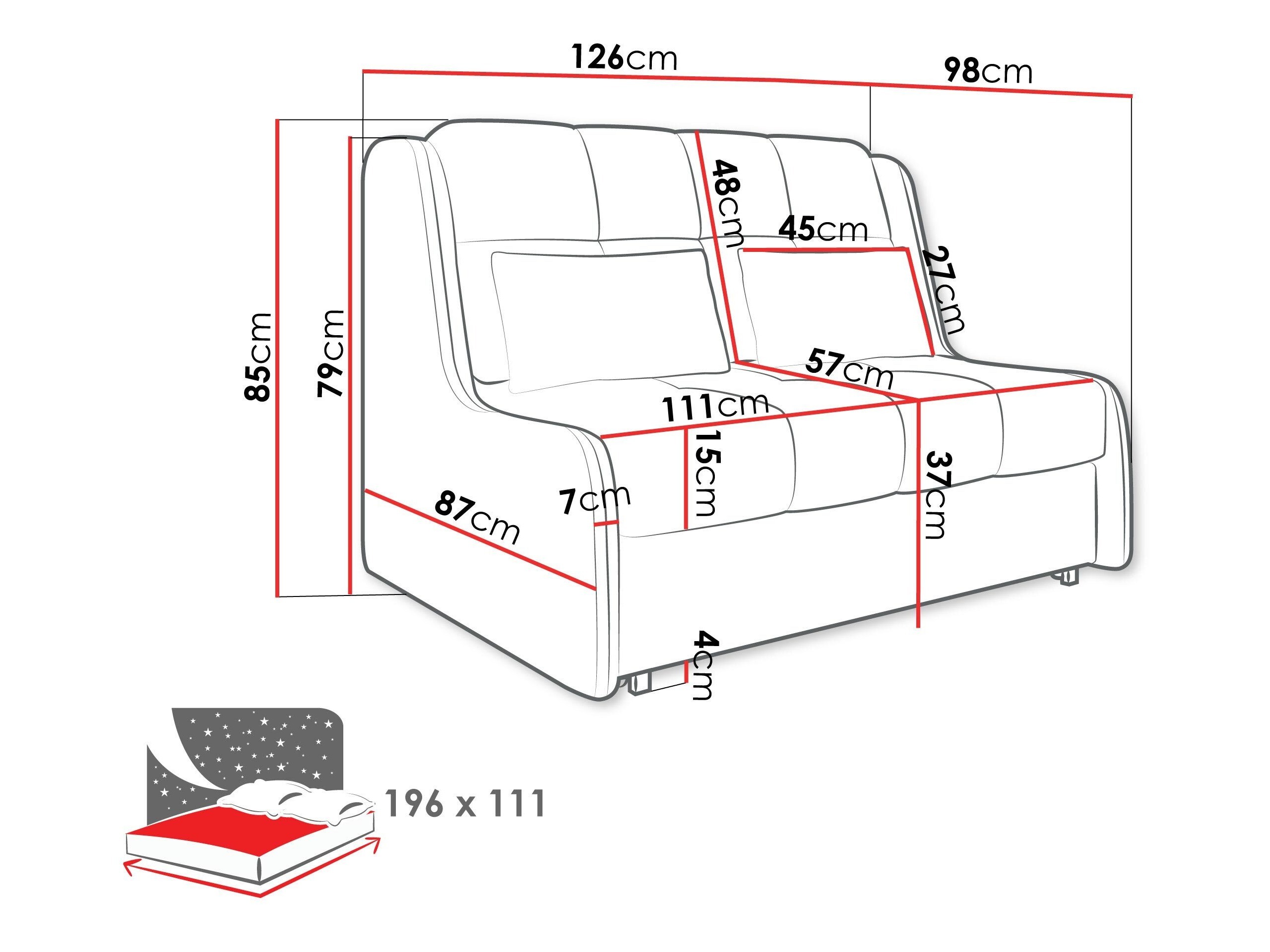 Sofa lova ST9396