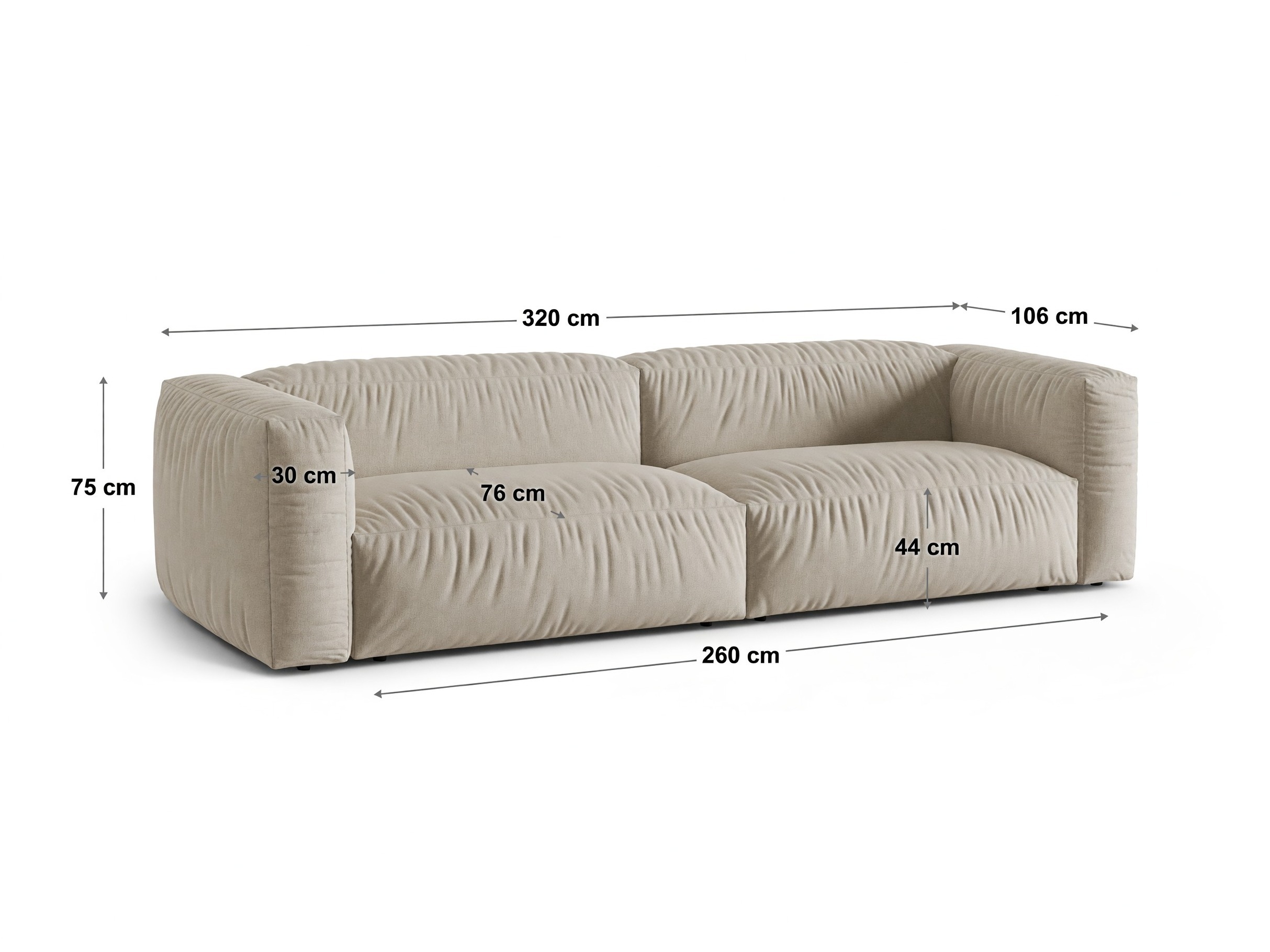 Modulinė sofa Sorcoro 101 (Vogue 03)
