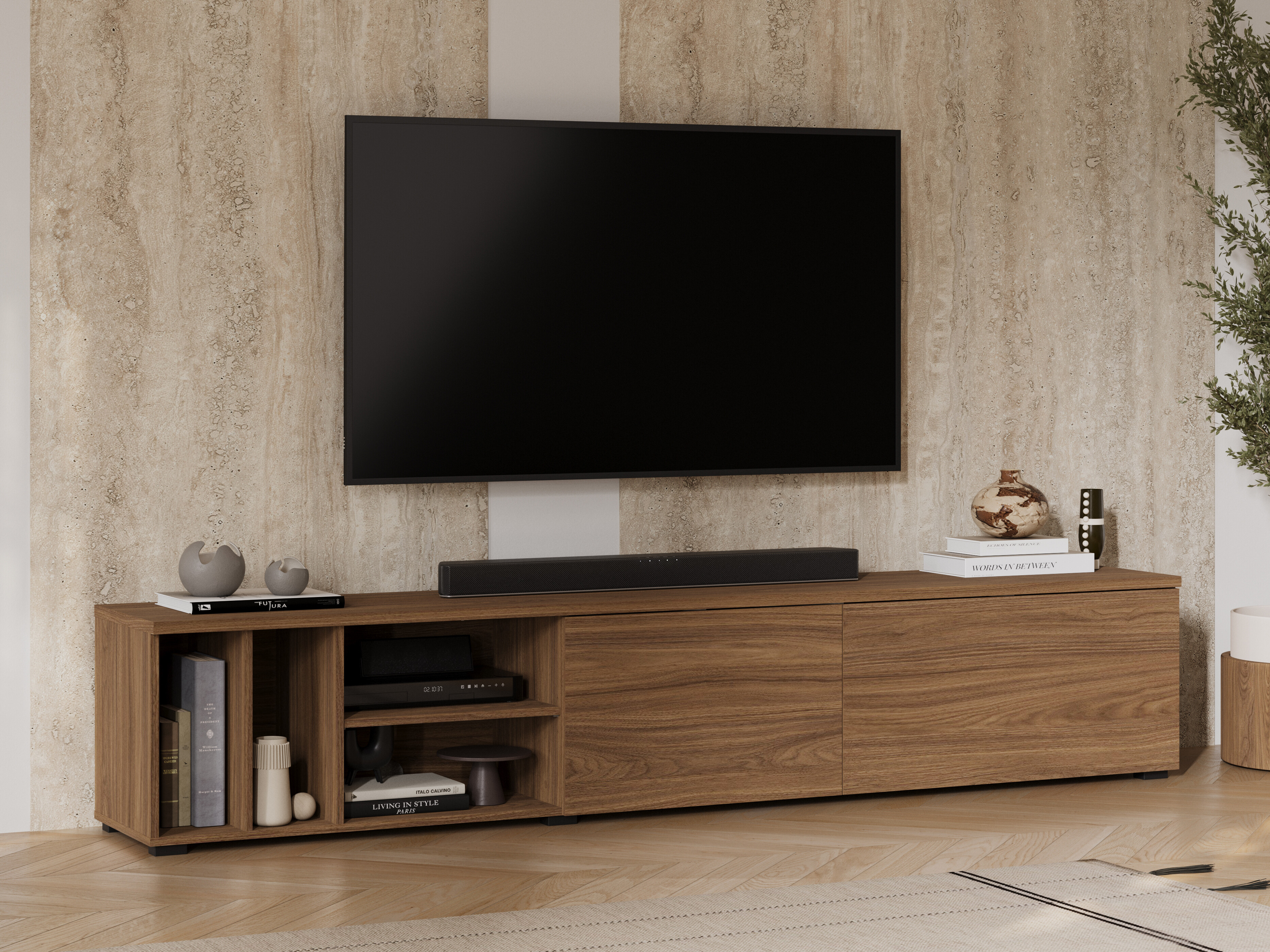 TV staliukas Austin 397 (Graikinis riešutas)