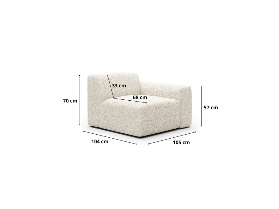 Modulinė sėdimoji dalis ST9419