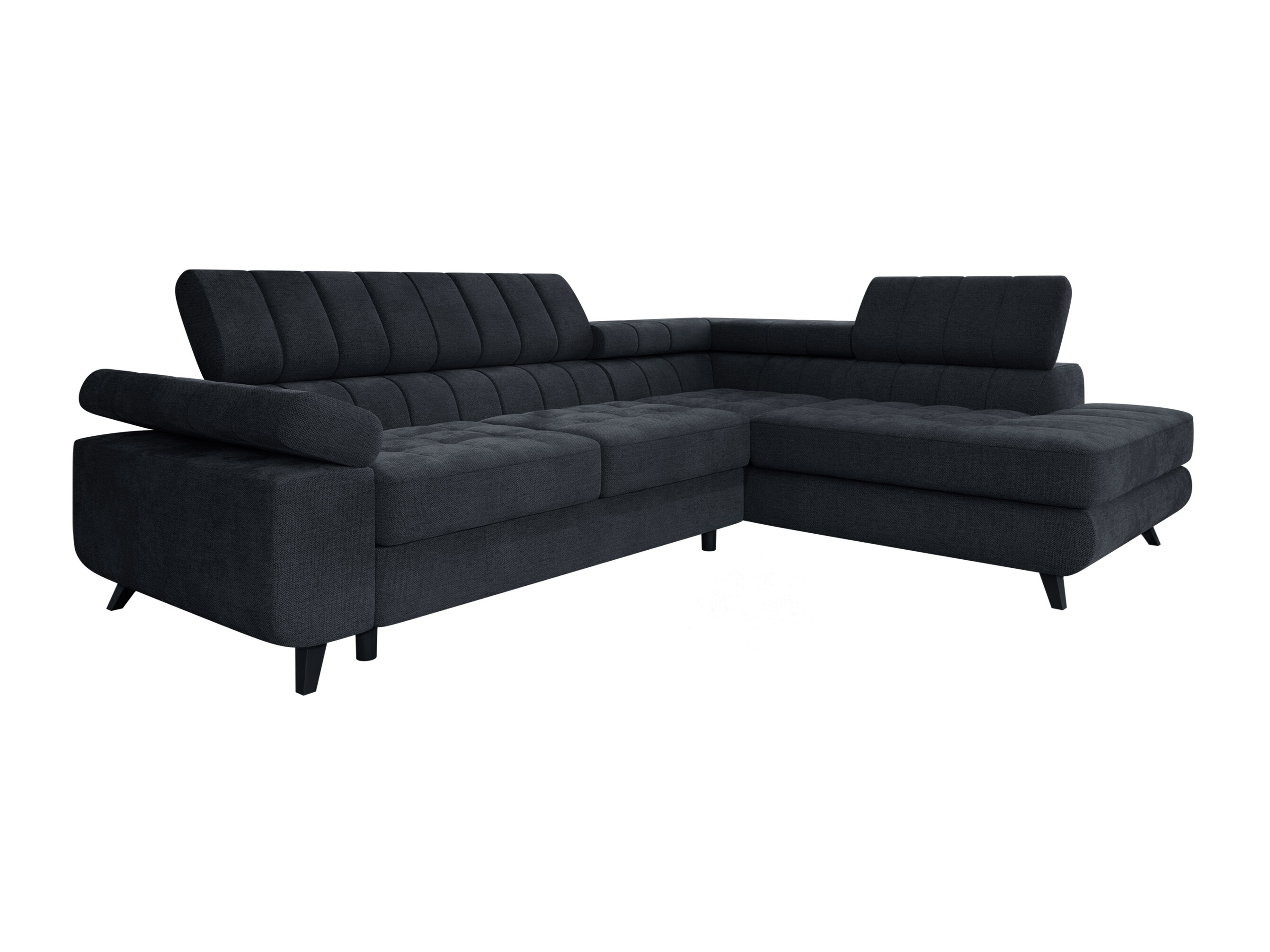 Minkštas kampas Comfivo Agnus (Spirit Black)