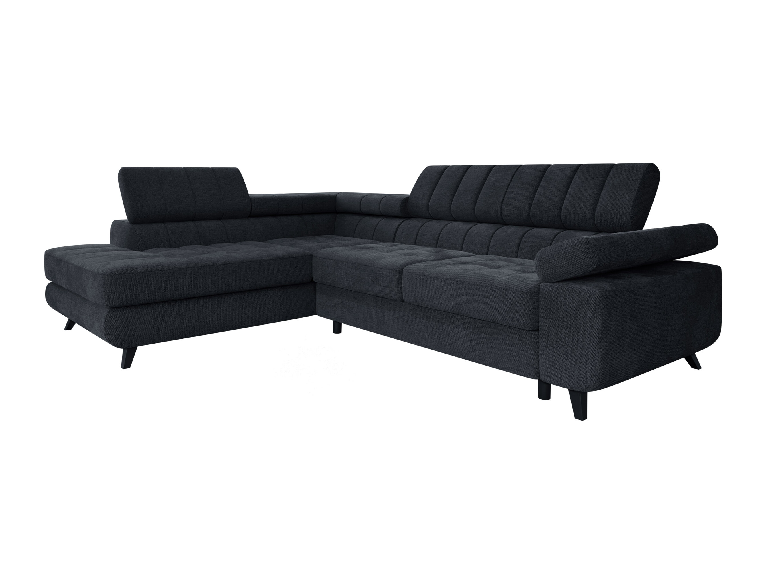 Minkštas kampas Comfivo Agnus (Spirit Black)