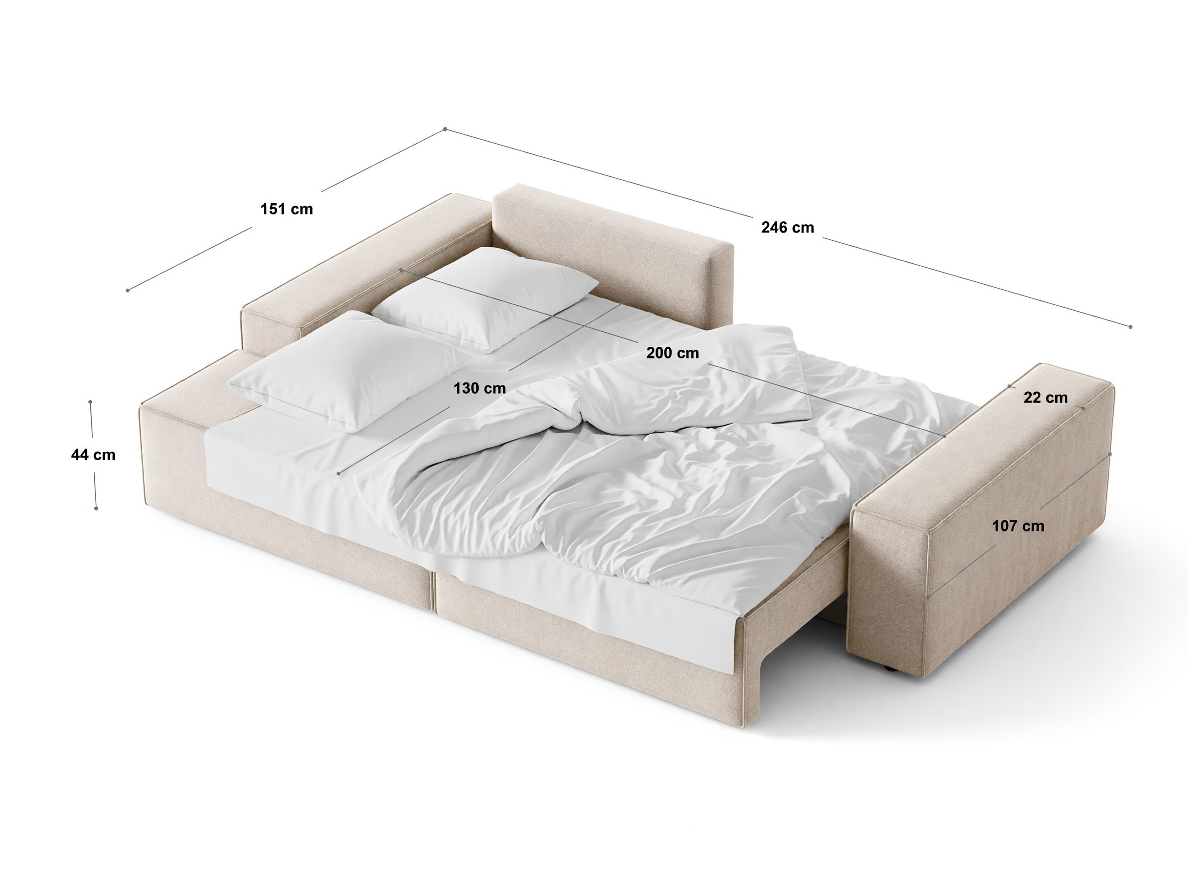 Sofa lova Lomcalu 108 (Bluvel 13)