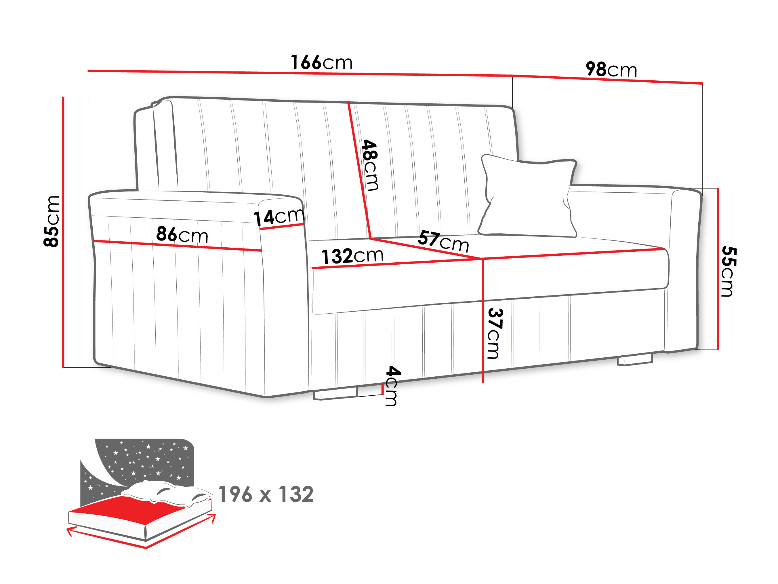 Sofa lova Orinen III (Paros 05)