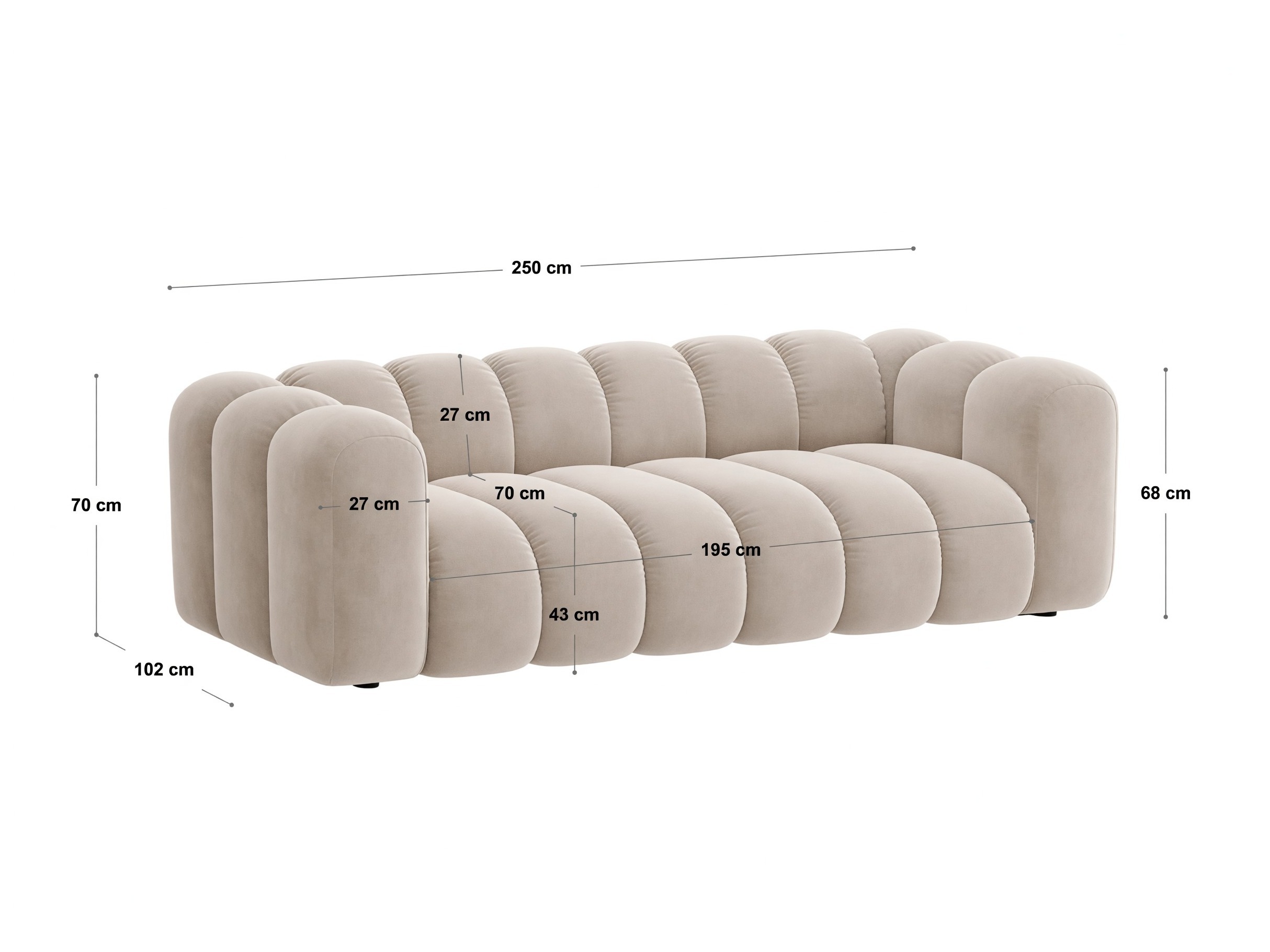 Sofa lova Cirleve 123 (Eden 16)