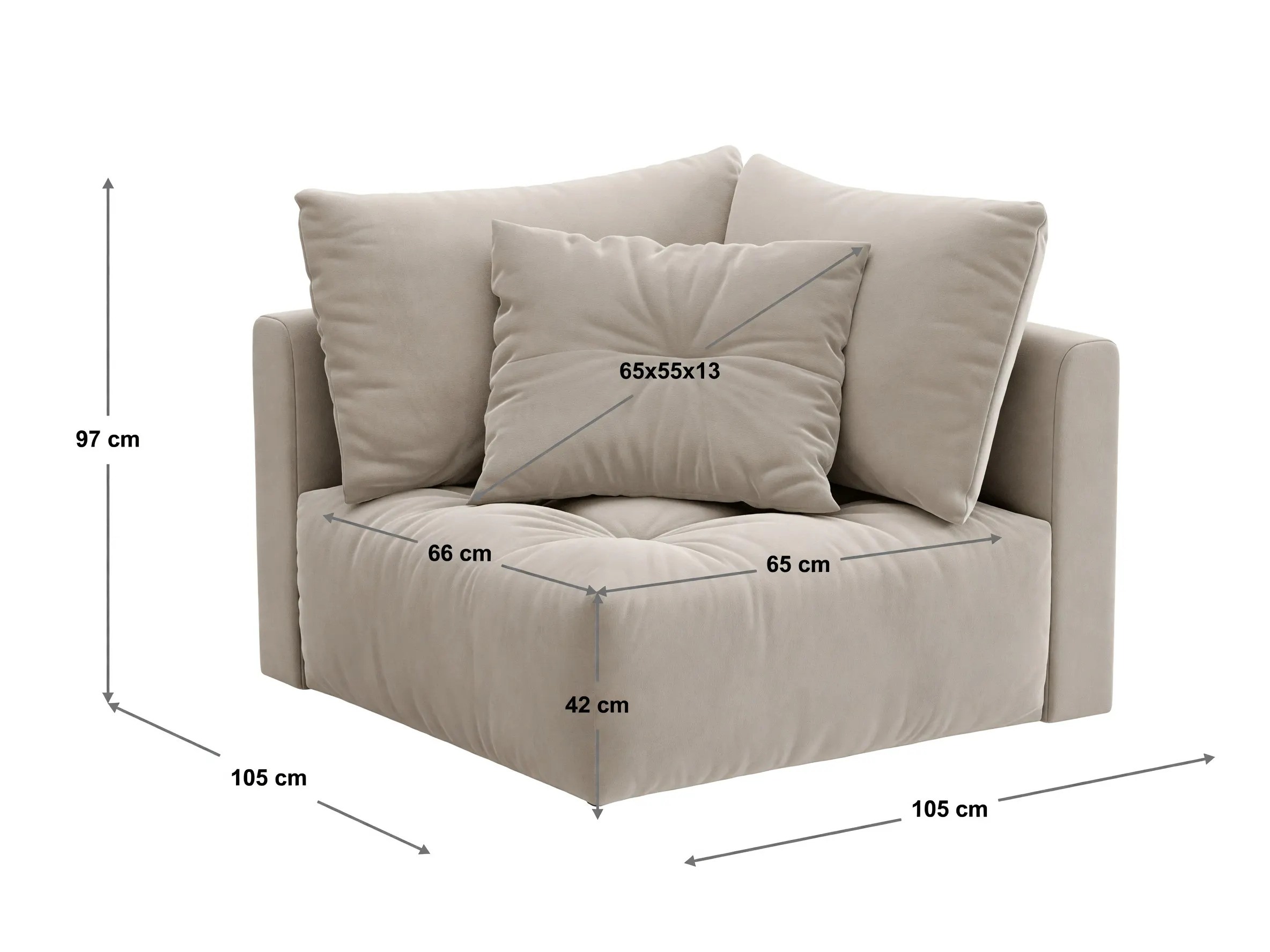 Modulinė sėdimoji dalis Benorli 107 (Wind 52)