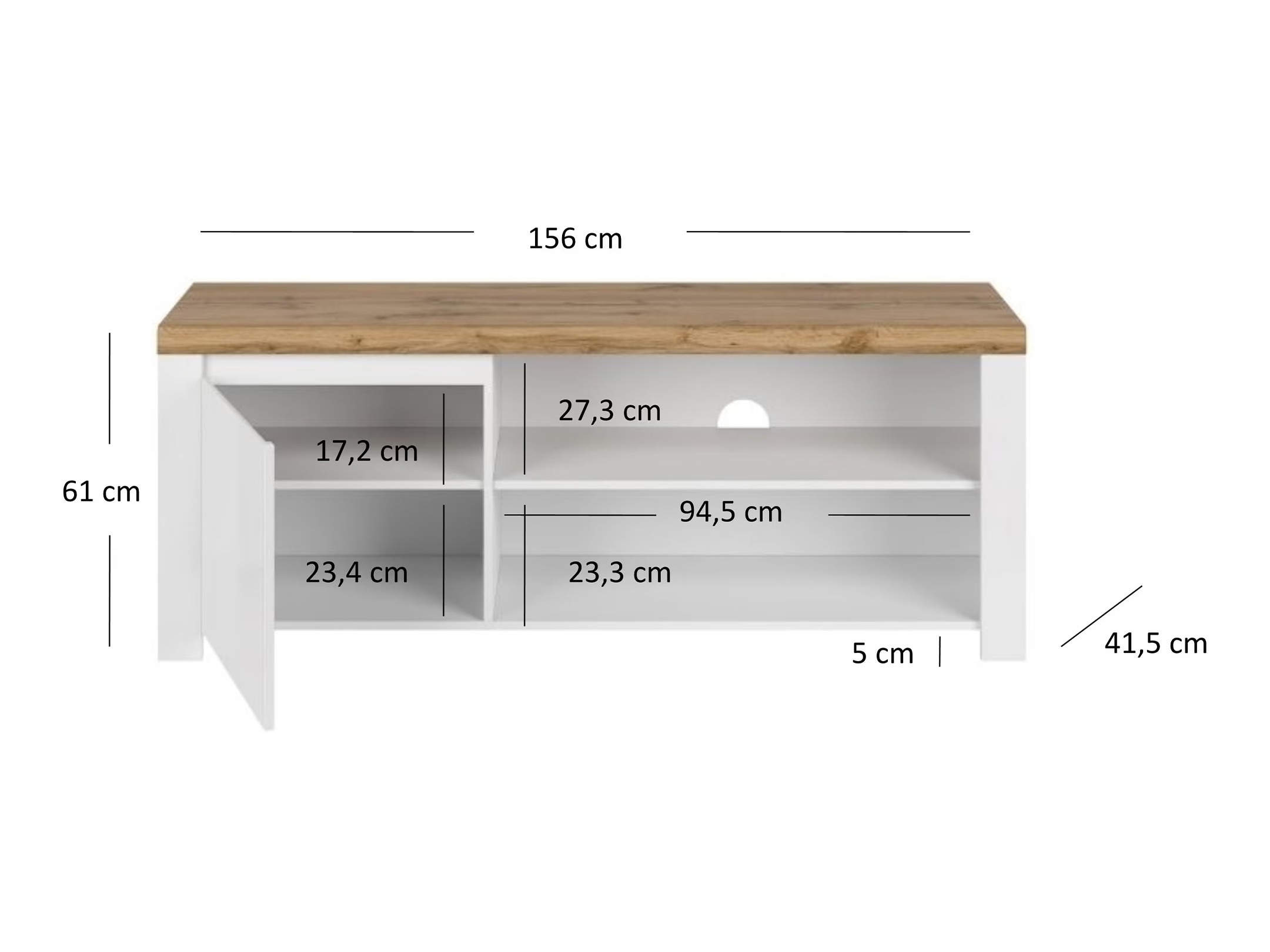 TV staliukas Melmonu 115