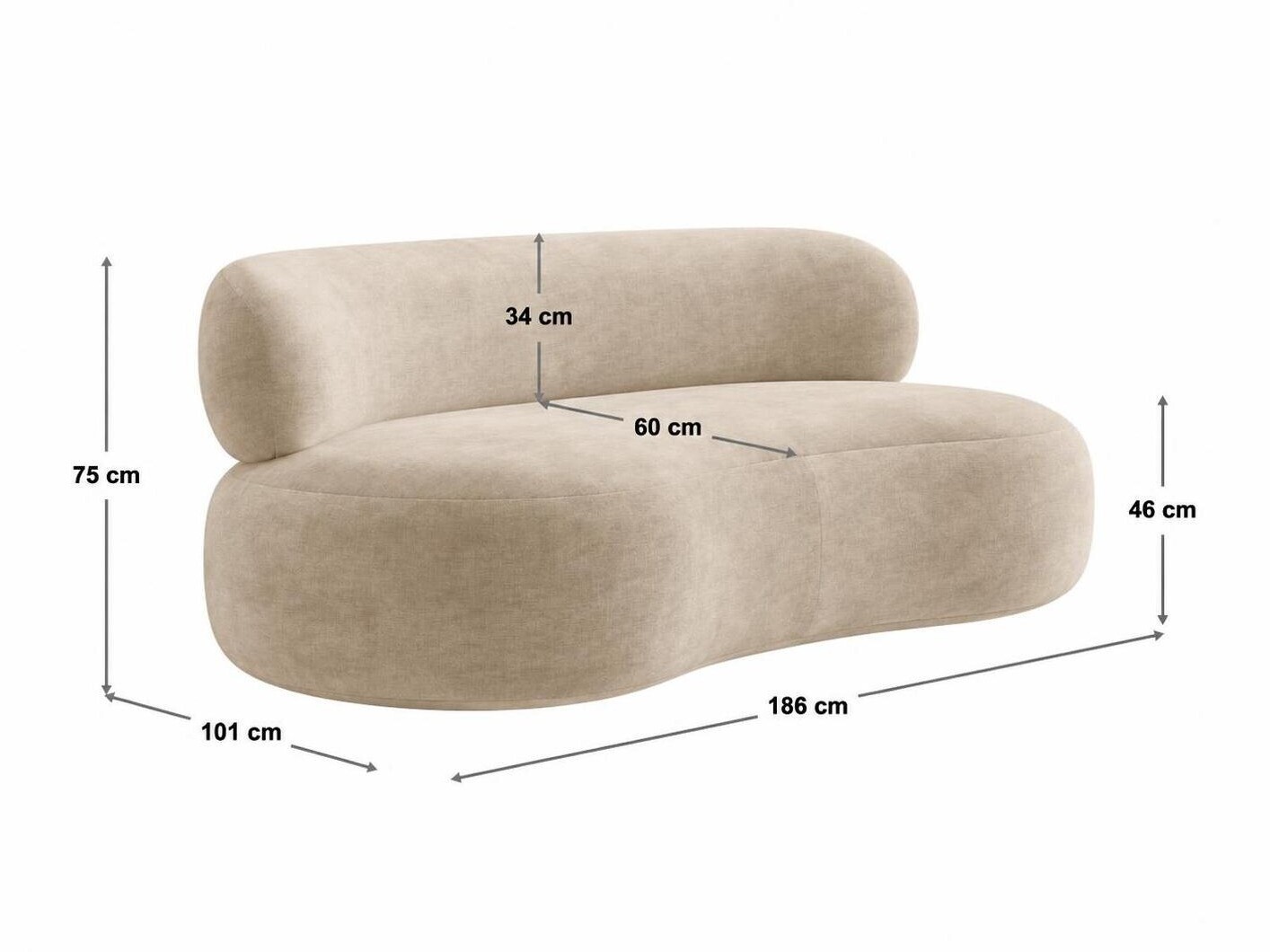 Sofa Beckley 409 (Golden 21)
