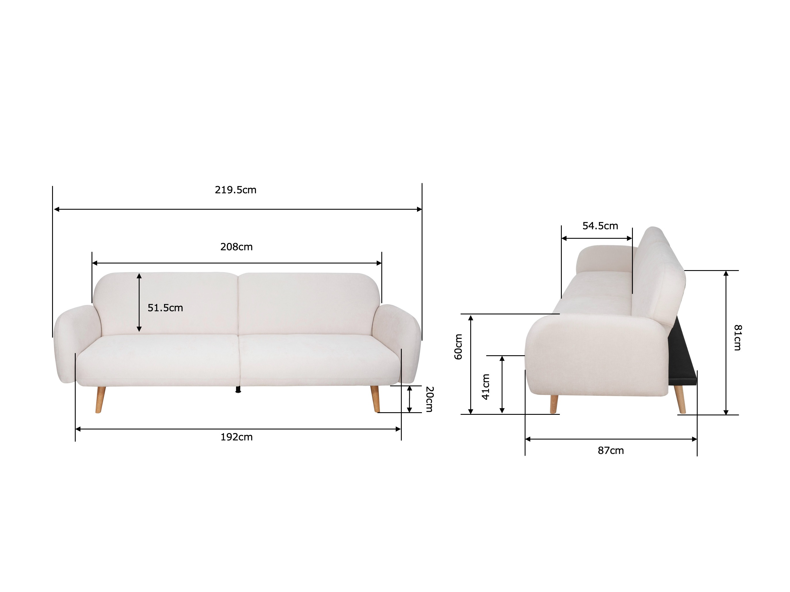 Sofa lova Comfivo Urbas (Vinci 75)