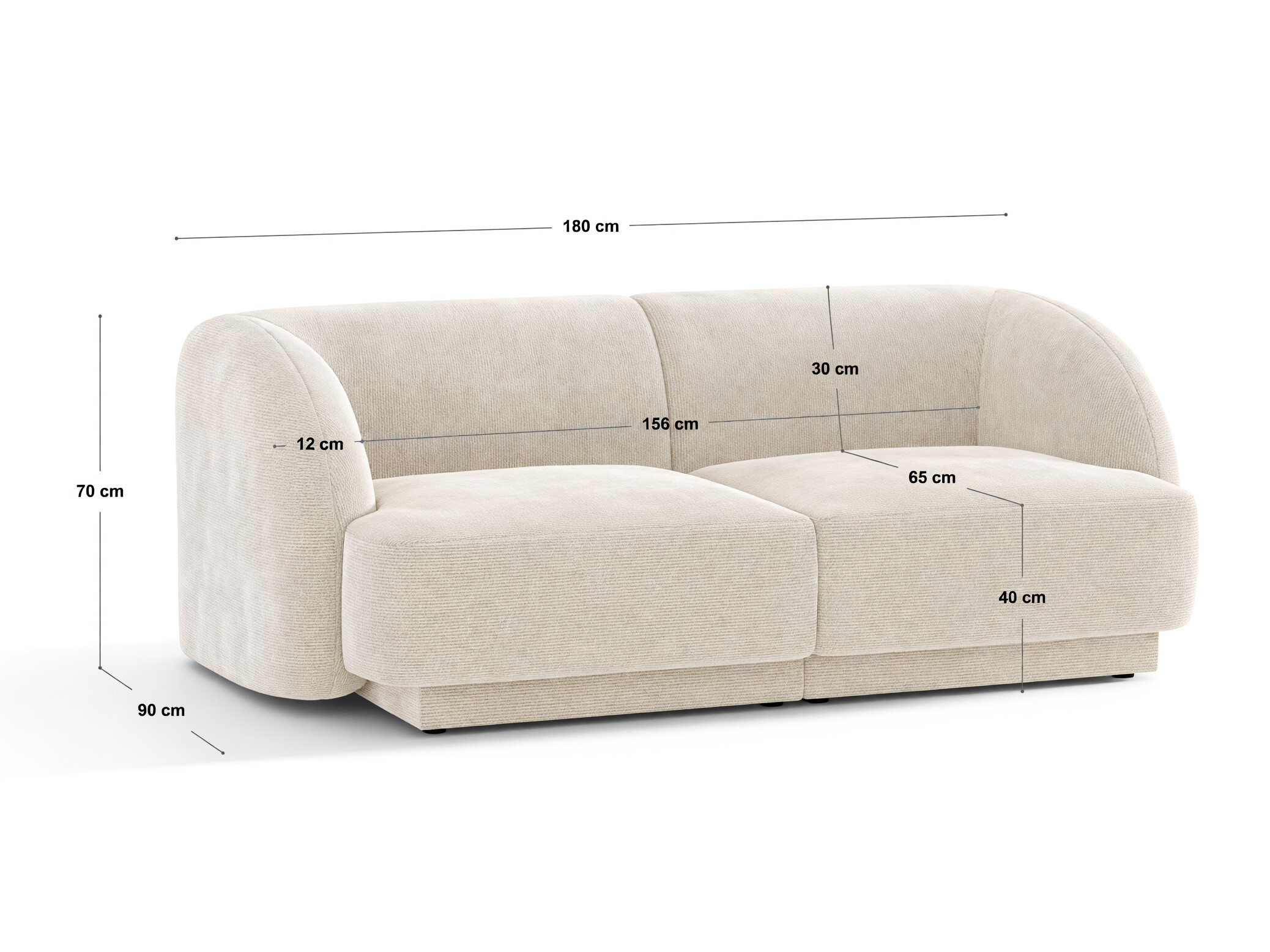Sofa Feltoro 101 (Bluvel 86)