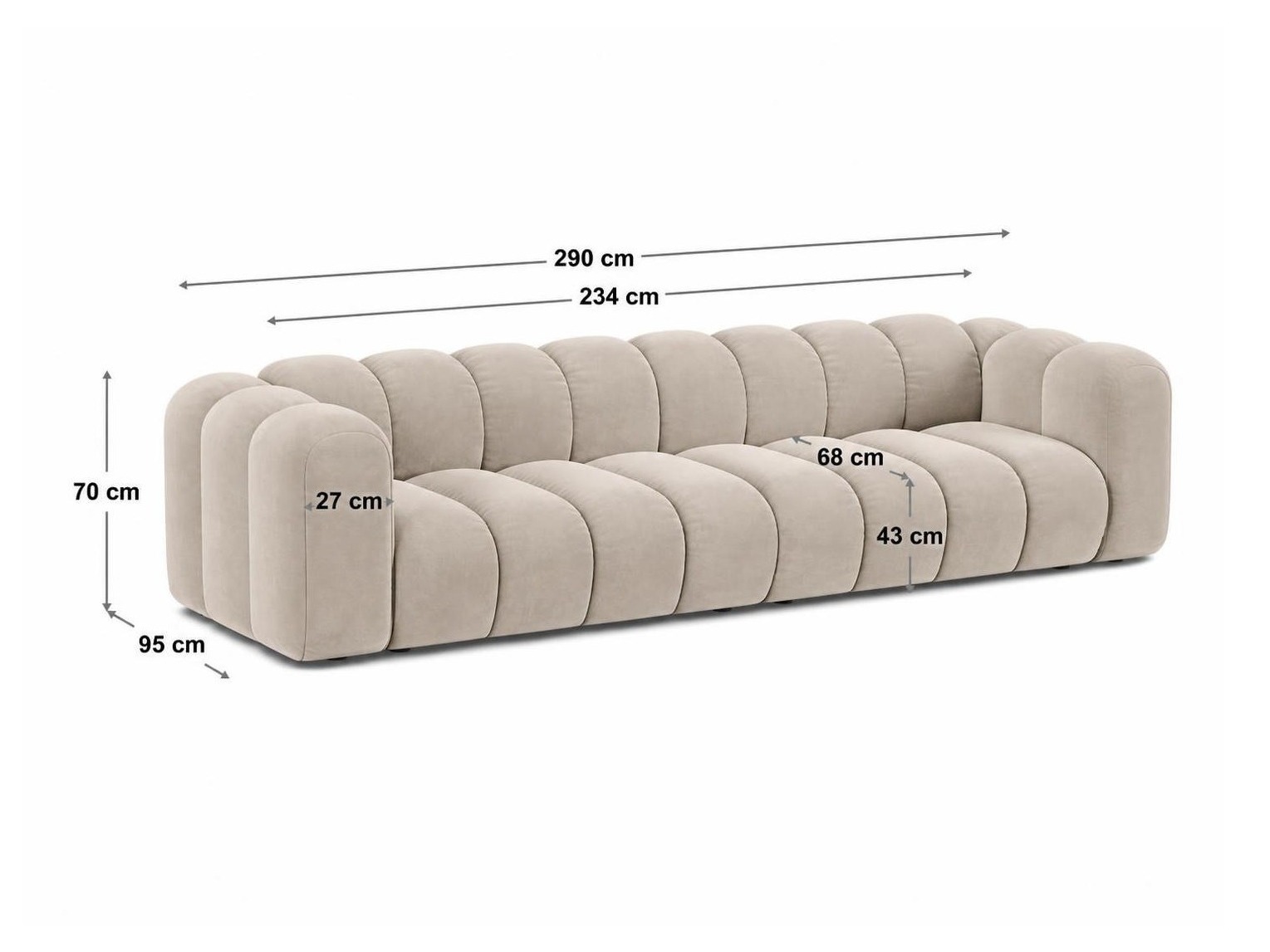 Modulinė sofa Cirleve 100 (Baloo 2073)
