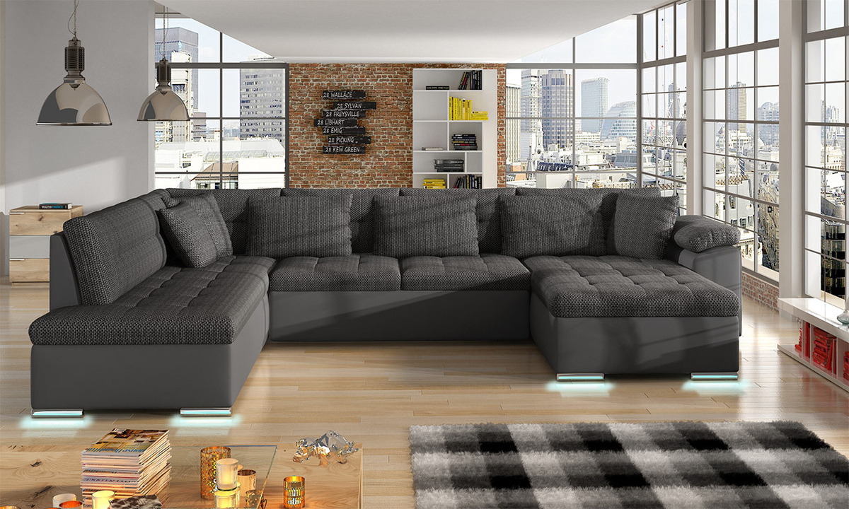 Minkštas kampas Comfivo 202 (Soft 020 + Majorka 03)