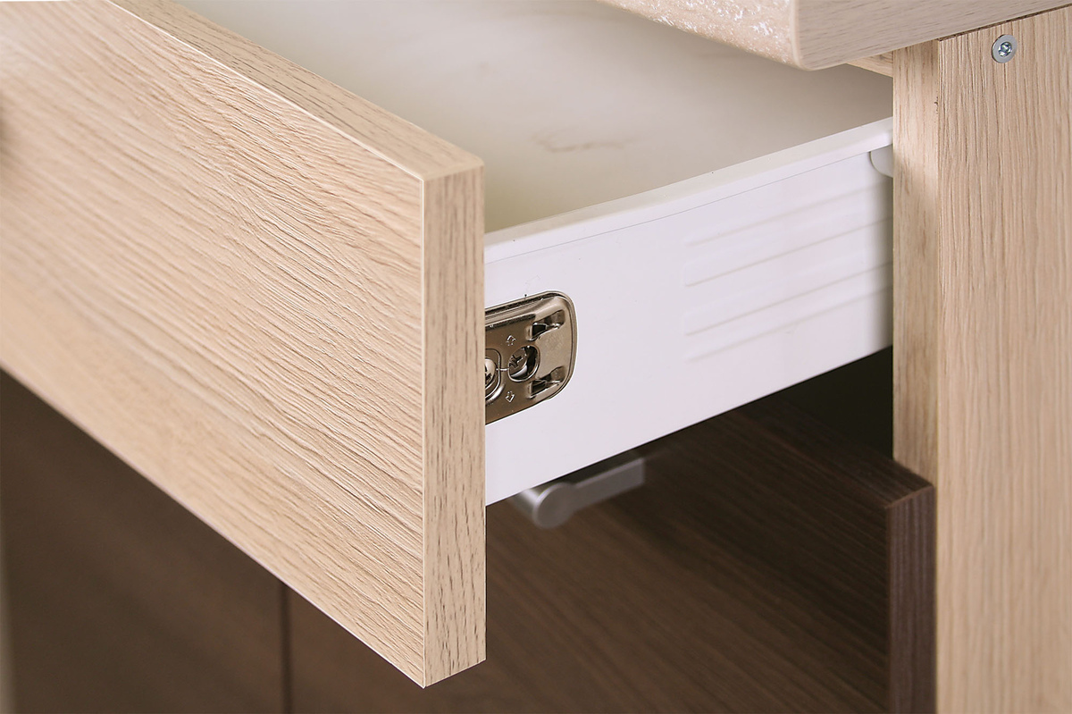 Modulinė spintelė su stalčiais Mode Dark 124