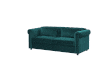 Chesterfield sofa Cirdoro 103 (Žalia)