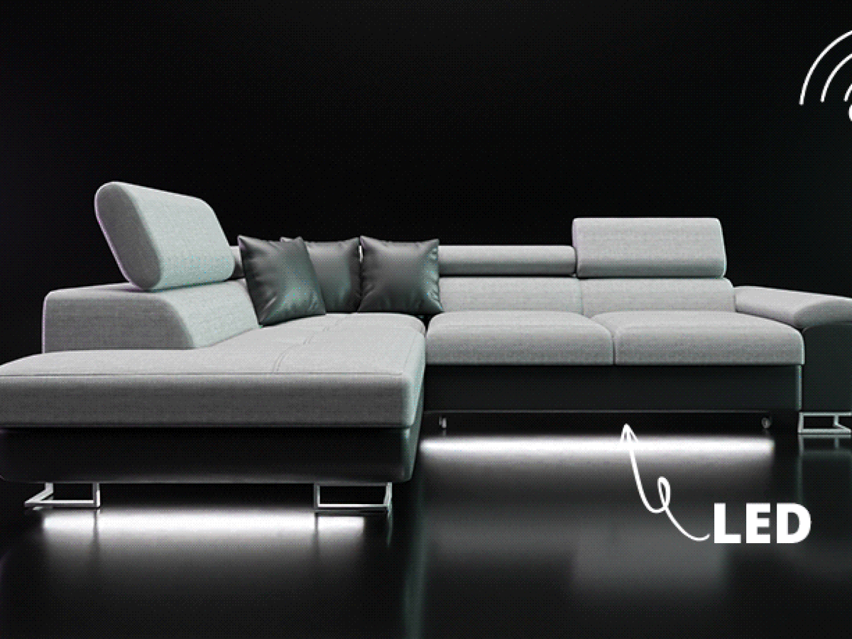 Minkštas kampas Comfivo 199 (Soft 017 + Bristol 2460 + Soft 017)